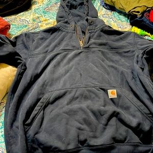 Used Carhartt Men's Rain Defender Paxton Heavyweight Hooded Sweatshirt